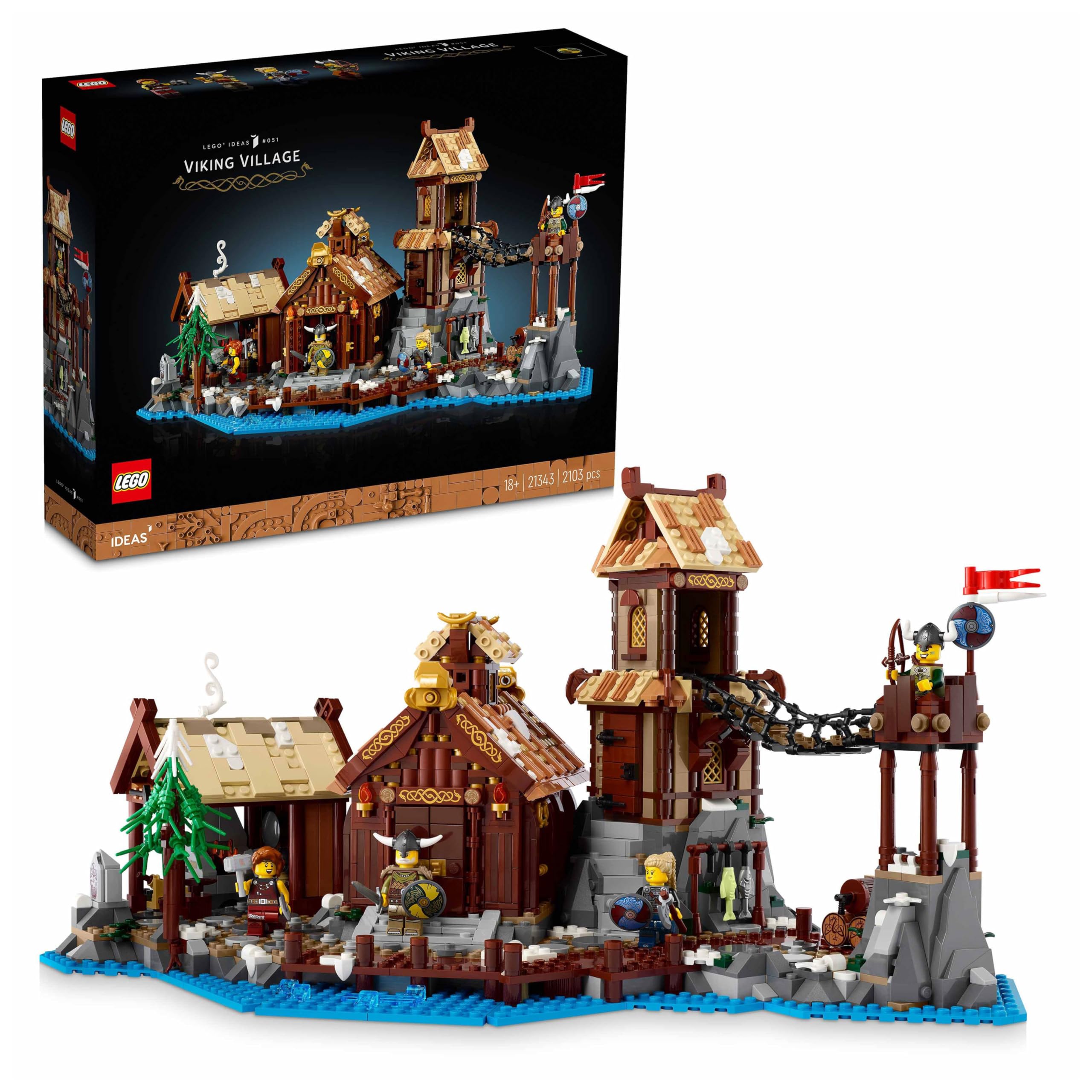 Amazon.com: LEGO Ideas Viking Village 21343 : Home & Kitchen